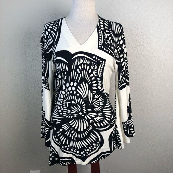 V Neck Tunic by Red Size Medium - Picture 1 of 8